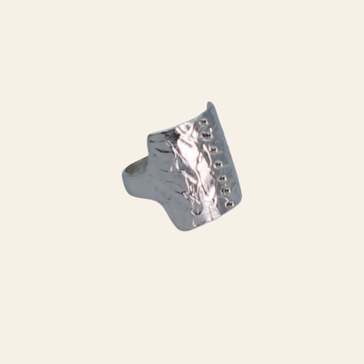 LINDSEY ALLEN Dotted Pavise Ring