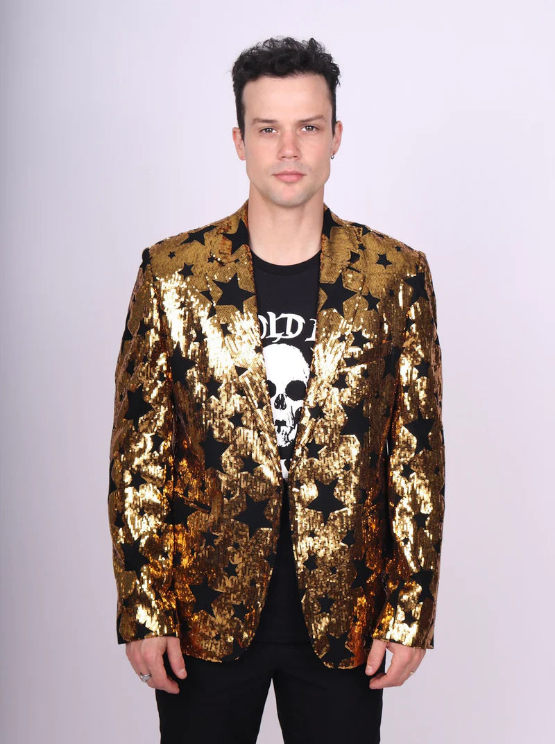 ANY OLD IRON Men's Goldie Star Blazer