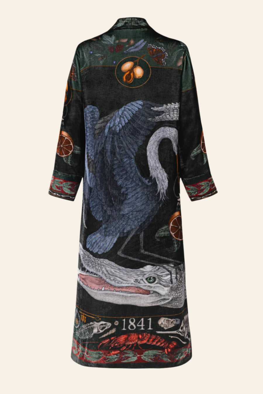 SABINA SAVAGE The Alligator's Empire Velvet Duster