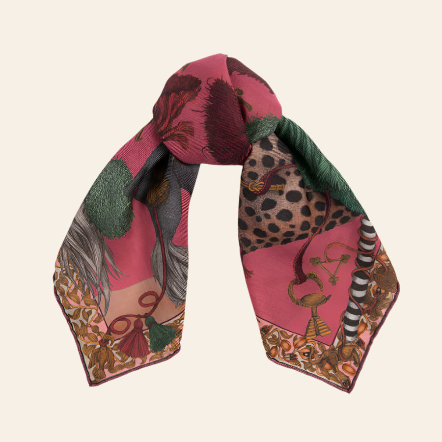 SABINA SAVAGE The Fool Square Scarf