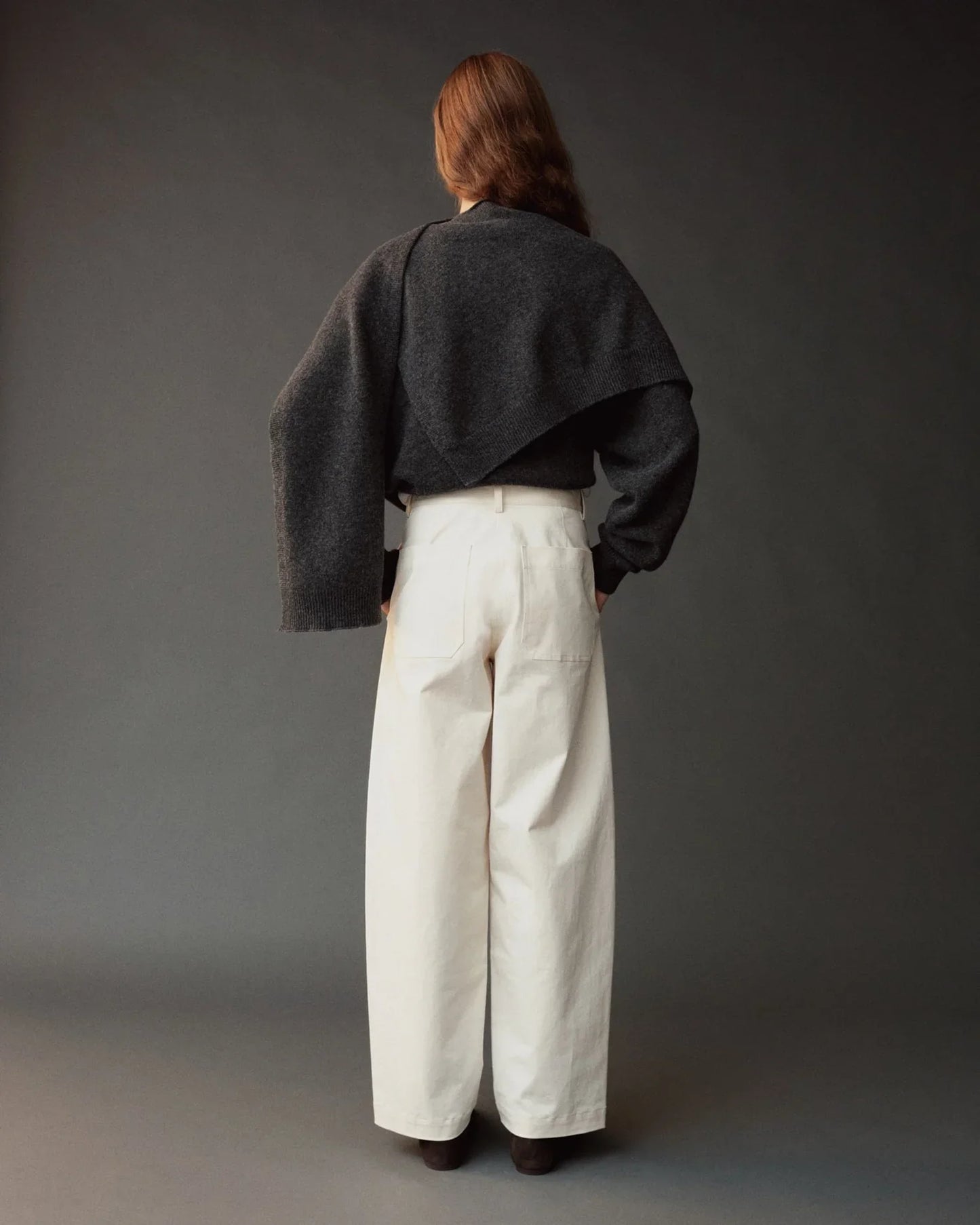MIJEONG PARK Cotton Barrel-Leg Pants