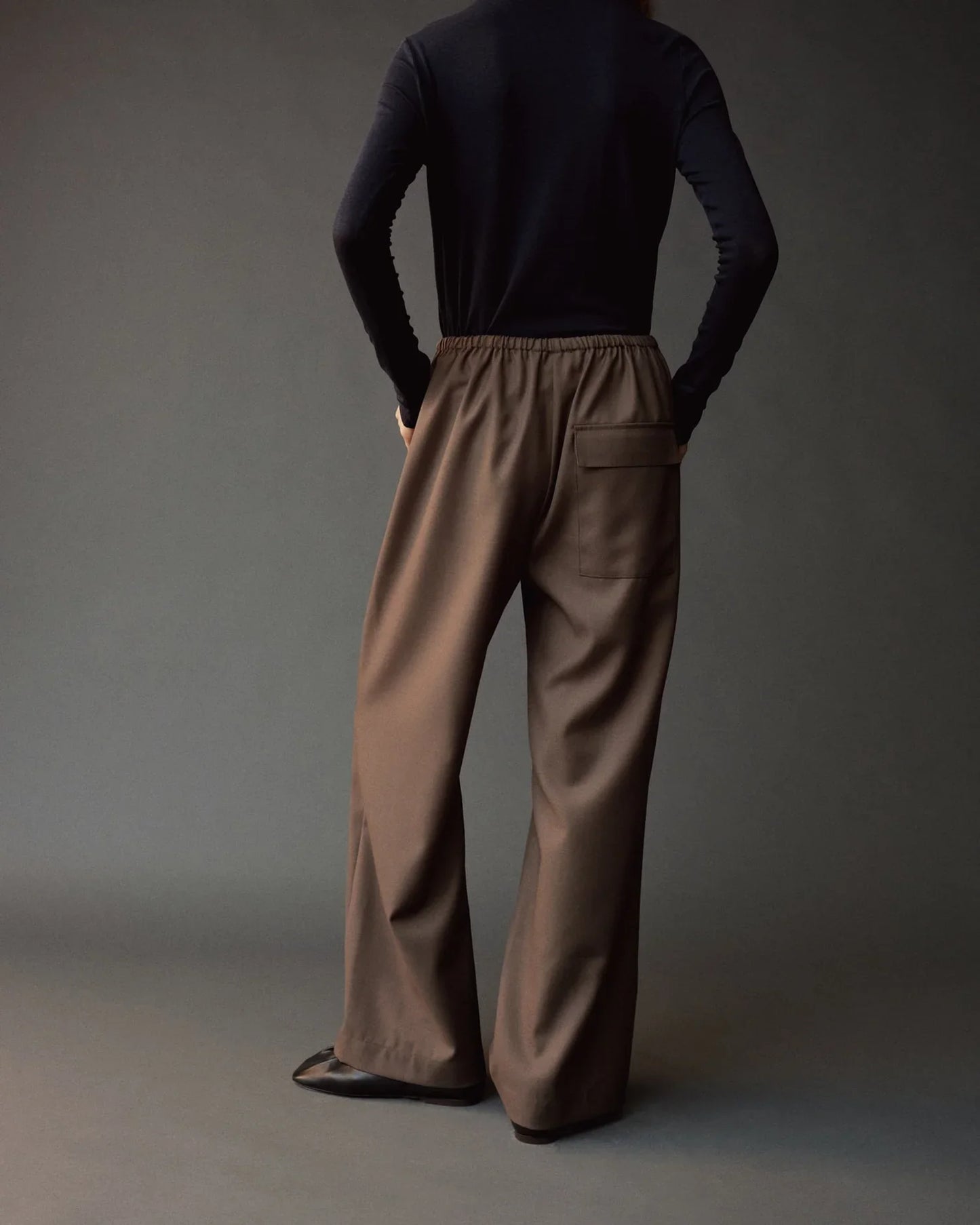 MIJEONG PARK Wool Blend Drawstring Pants