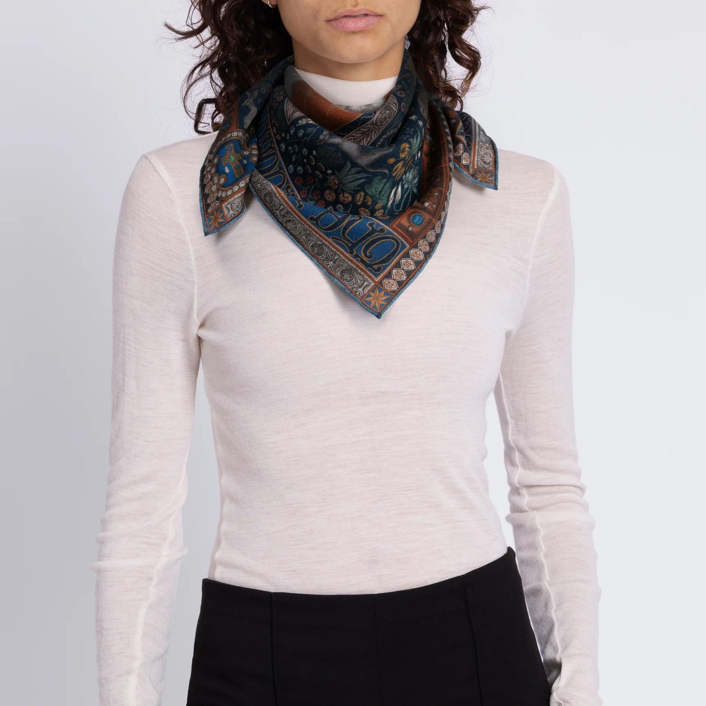 SABINA SAVAGE The Exalted Unicorn Square Scarf