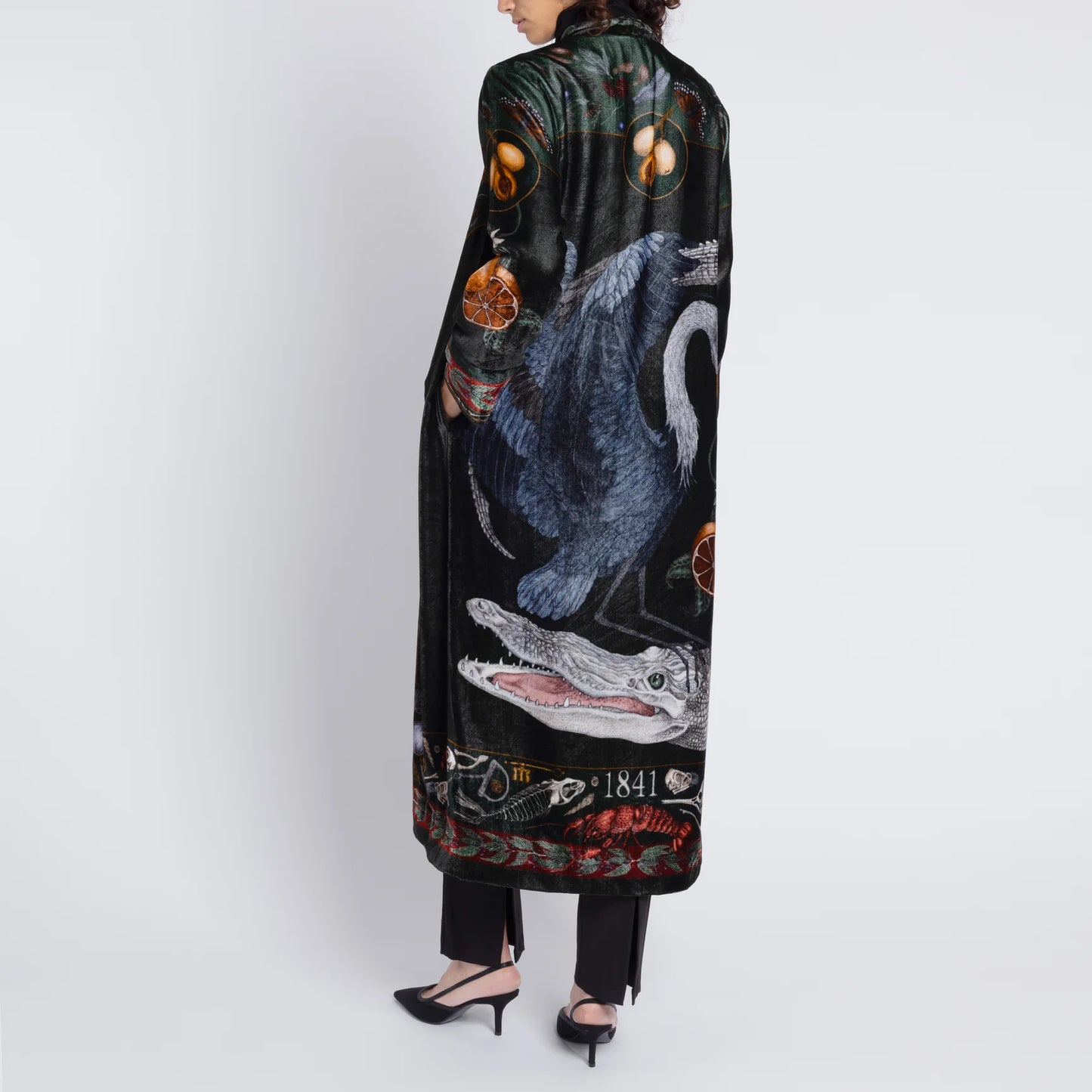 SABINA SAVAGE The Alligator's Empire Velvet Duster