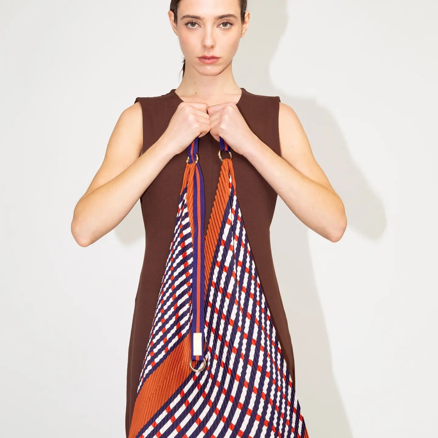 MULTITUDES Pleated Y Bag