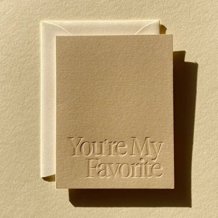 JAYMES PAPER You're My Favorite Card No. 3