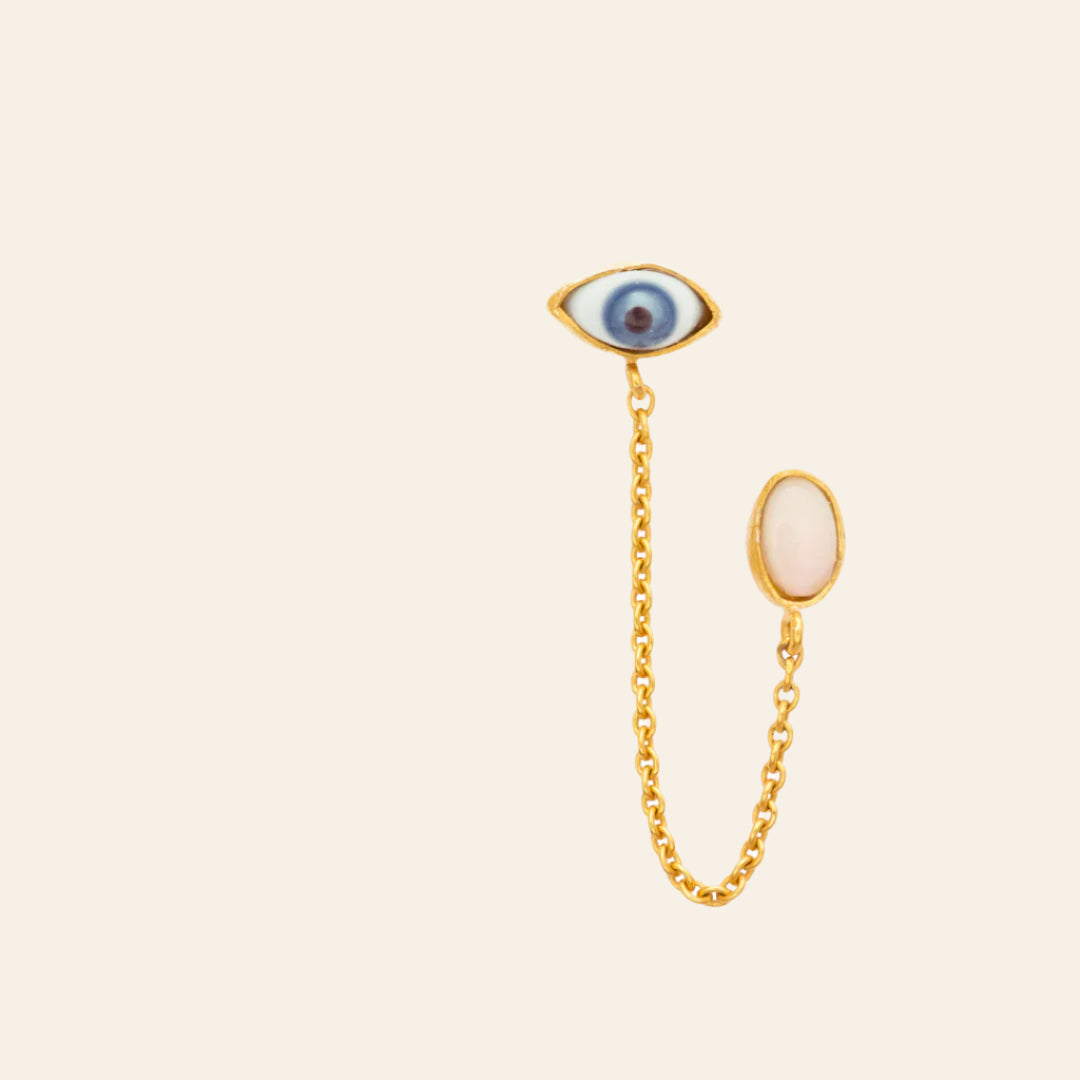 GRAINNE MORTON Double Eye Stud Earring Single