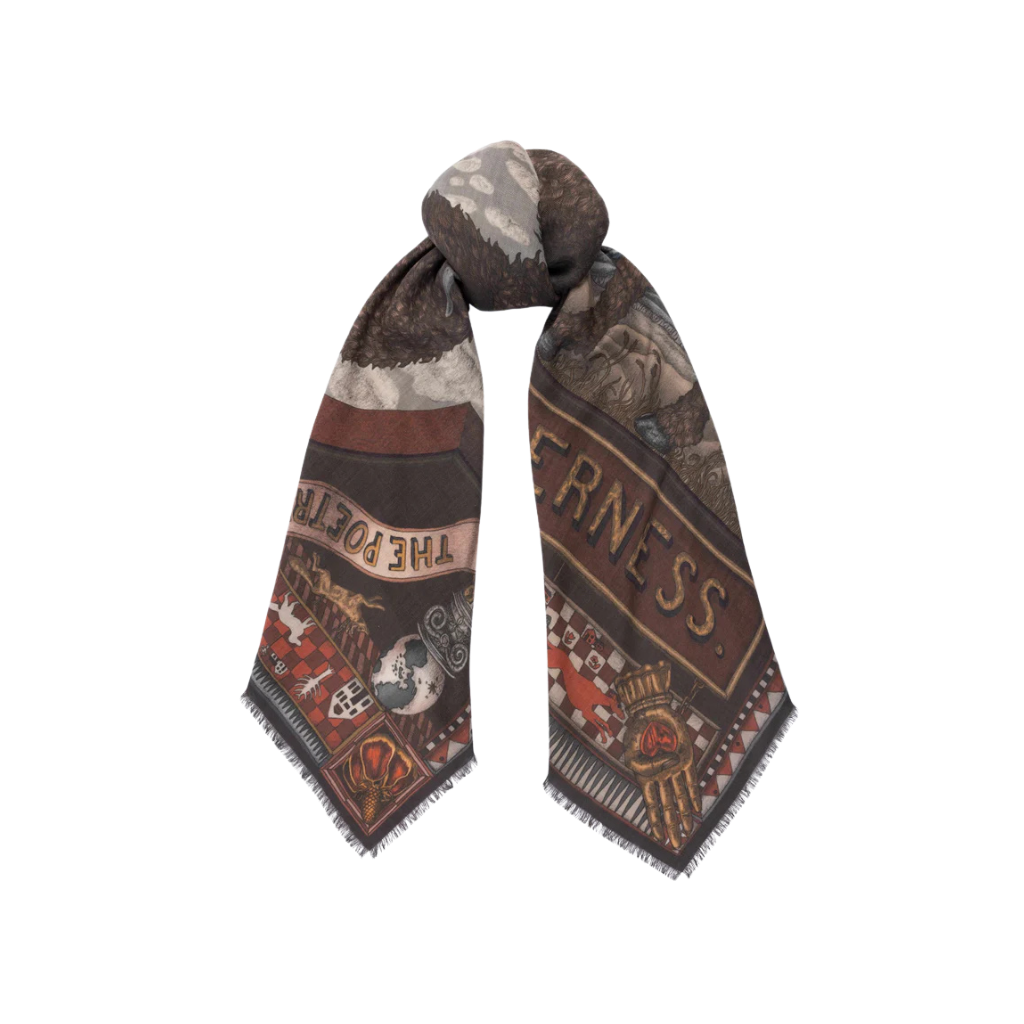 SABINA SAVAGE Secrets of the Bison Wool Scarf