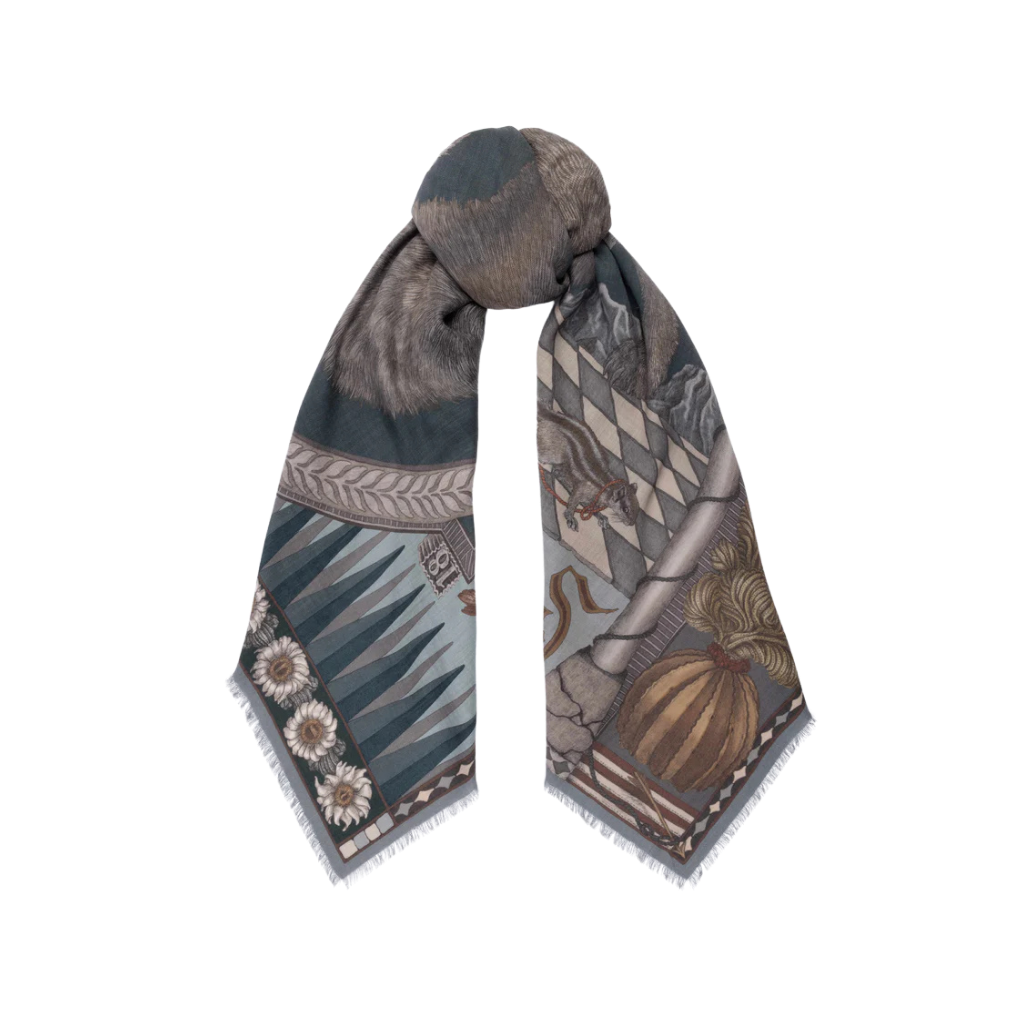 SABINA SAVAGE The Wolf You Feed Wool Scarf