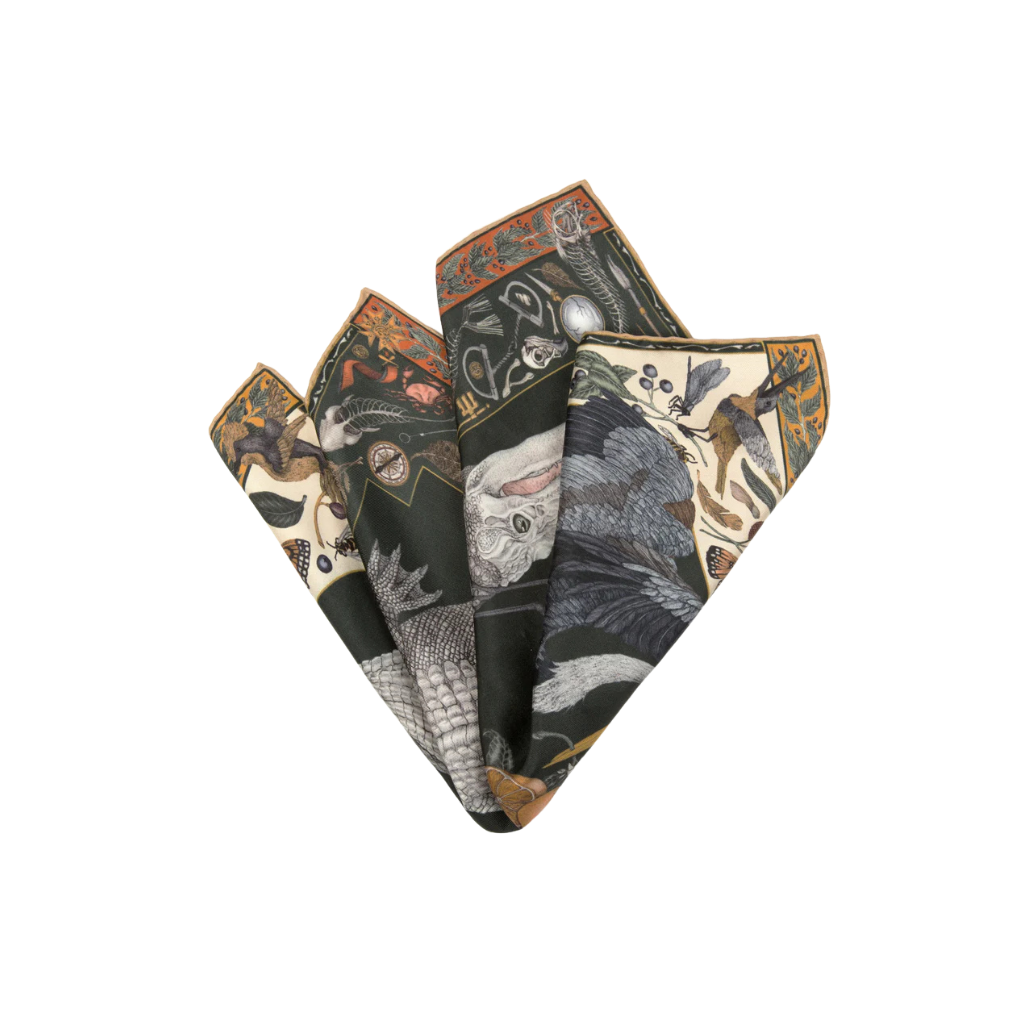SABINA SAVAGE The Alligator's Empire Square Scarf