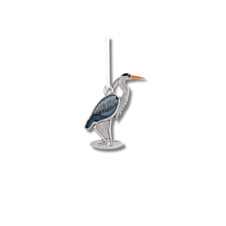 DANFORTH PEWTER Blue Heron Ornament