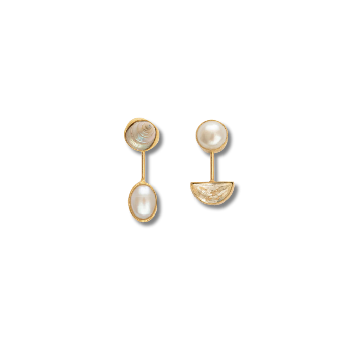 GRAINNE MORTON Pearl Detachable Drop Earrings