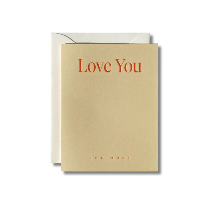 JAYMES PAPER Love You The Most Card No. 33