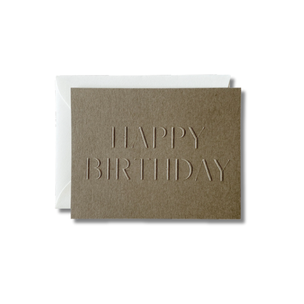 JAYMES PAPER Happy Birthday Card No. 10