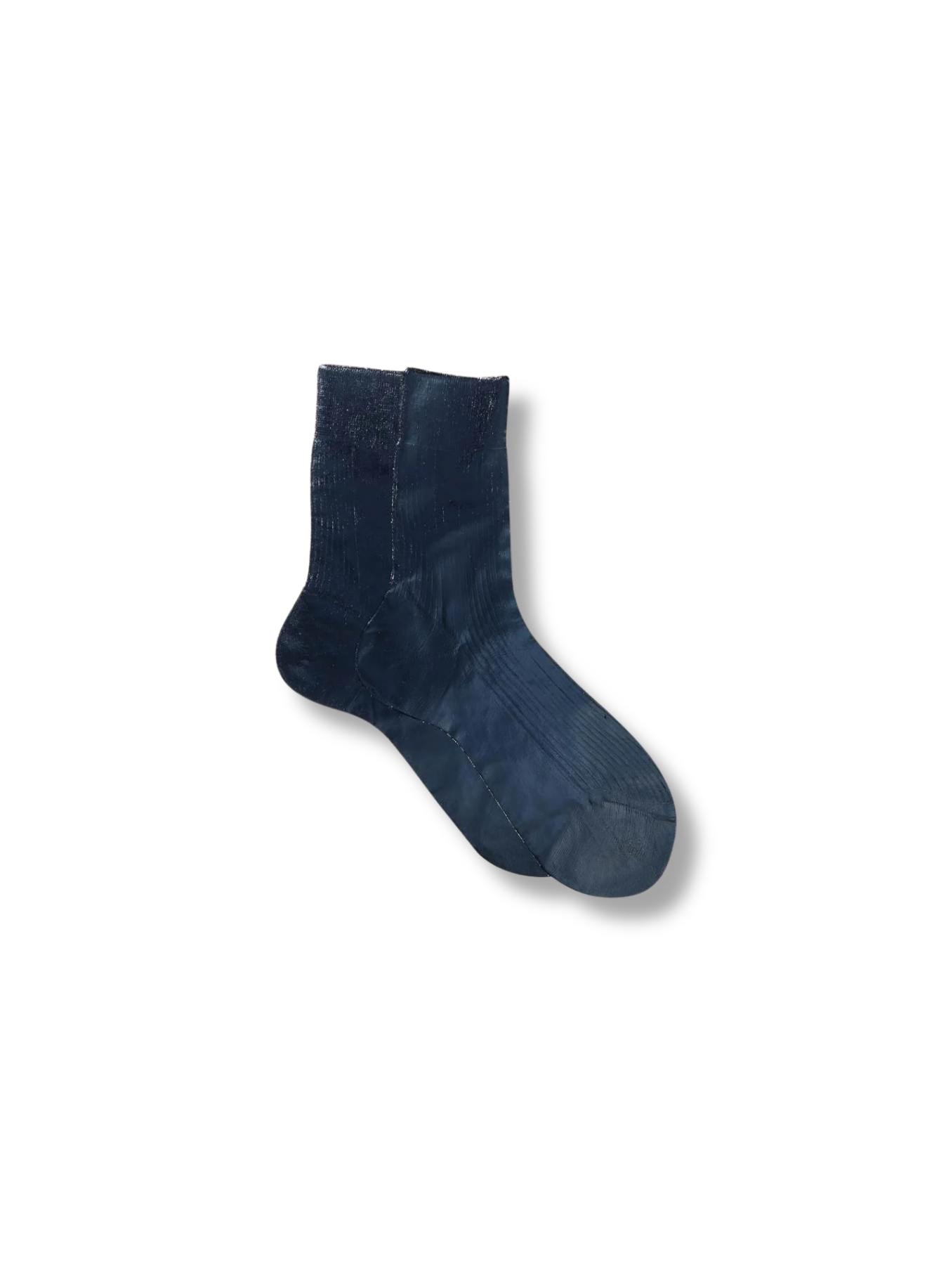 MARIA LA ROSA One Ribbed Laminated Socks