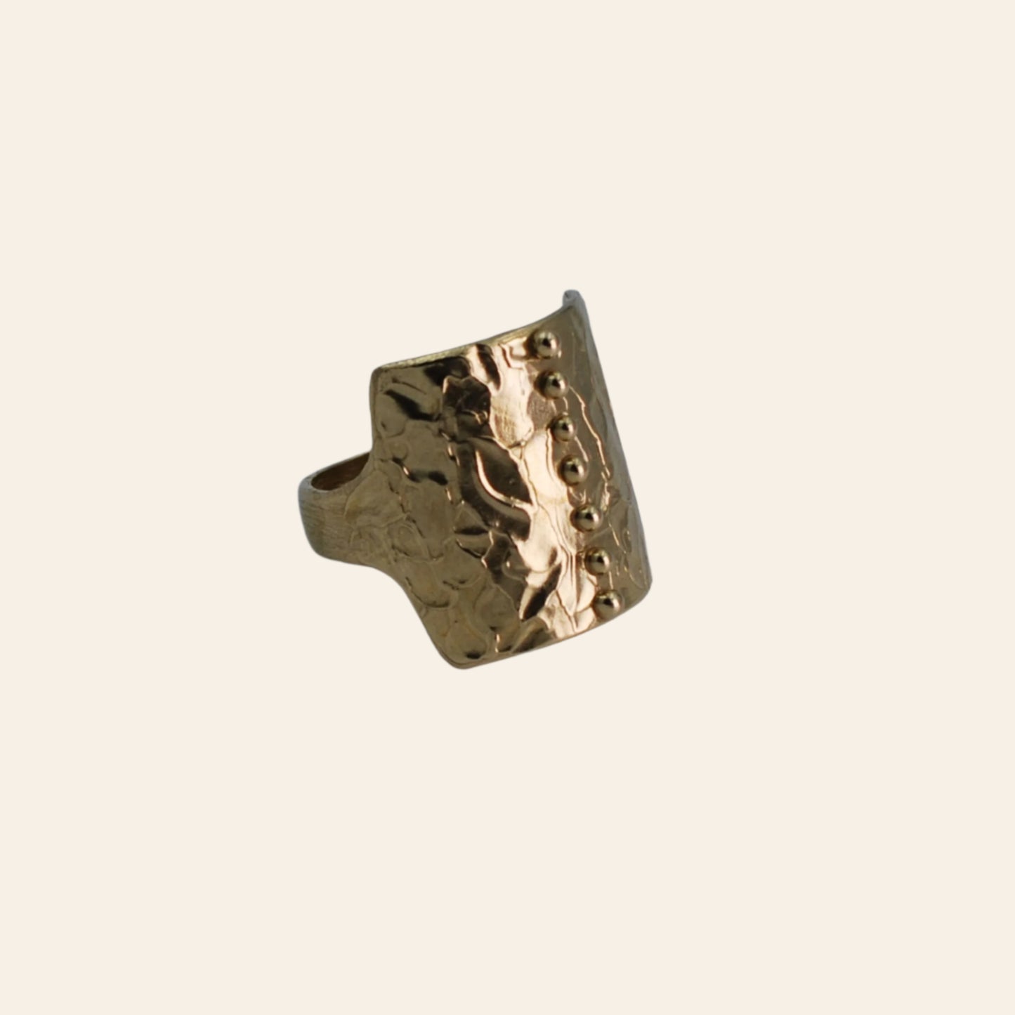 LINDSEY ALLEN Dotted Pavise Ring