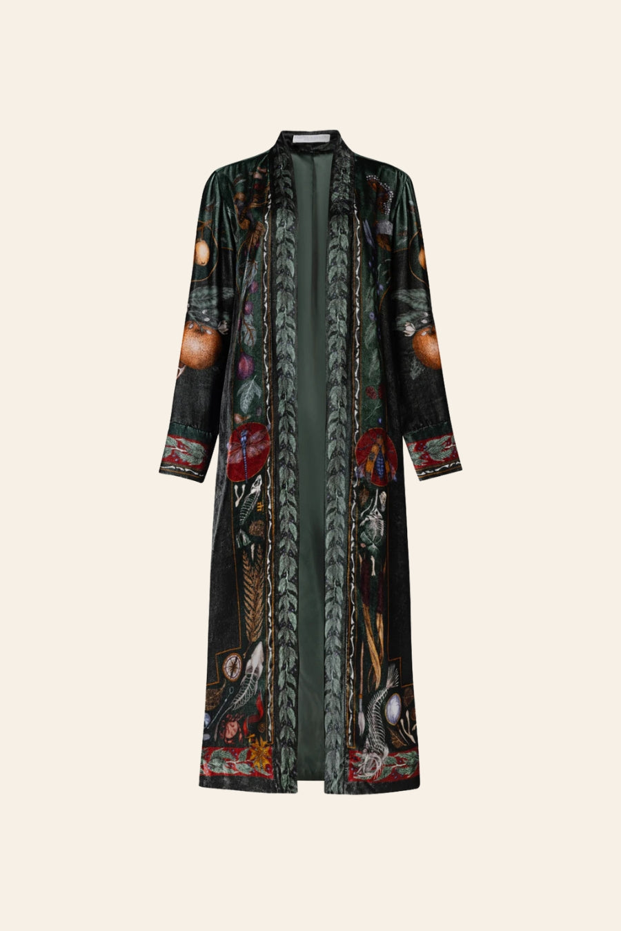 SABINA SAVAGE The Alligator's Empire Velvet Duster