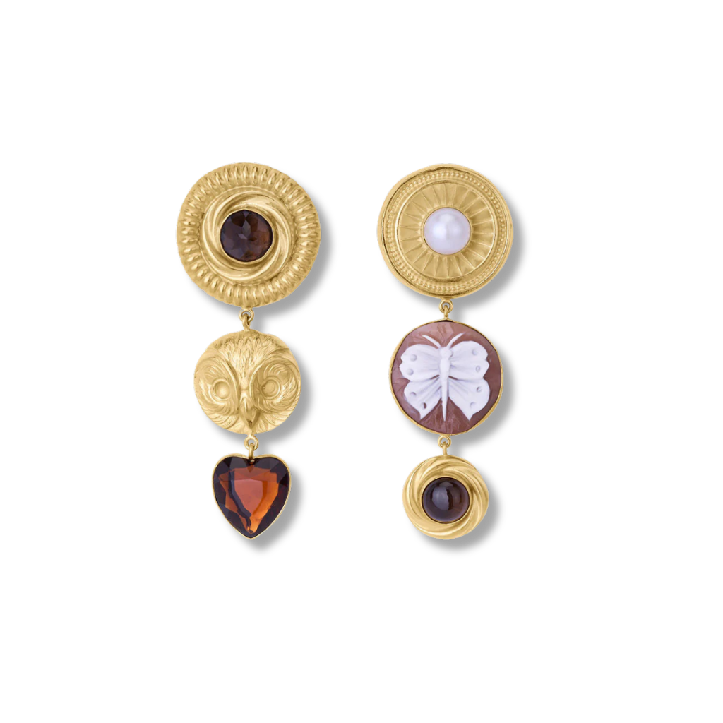 GRAINNE MORTON Triple Drop Earrings