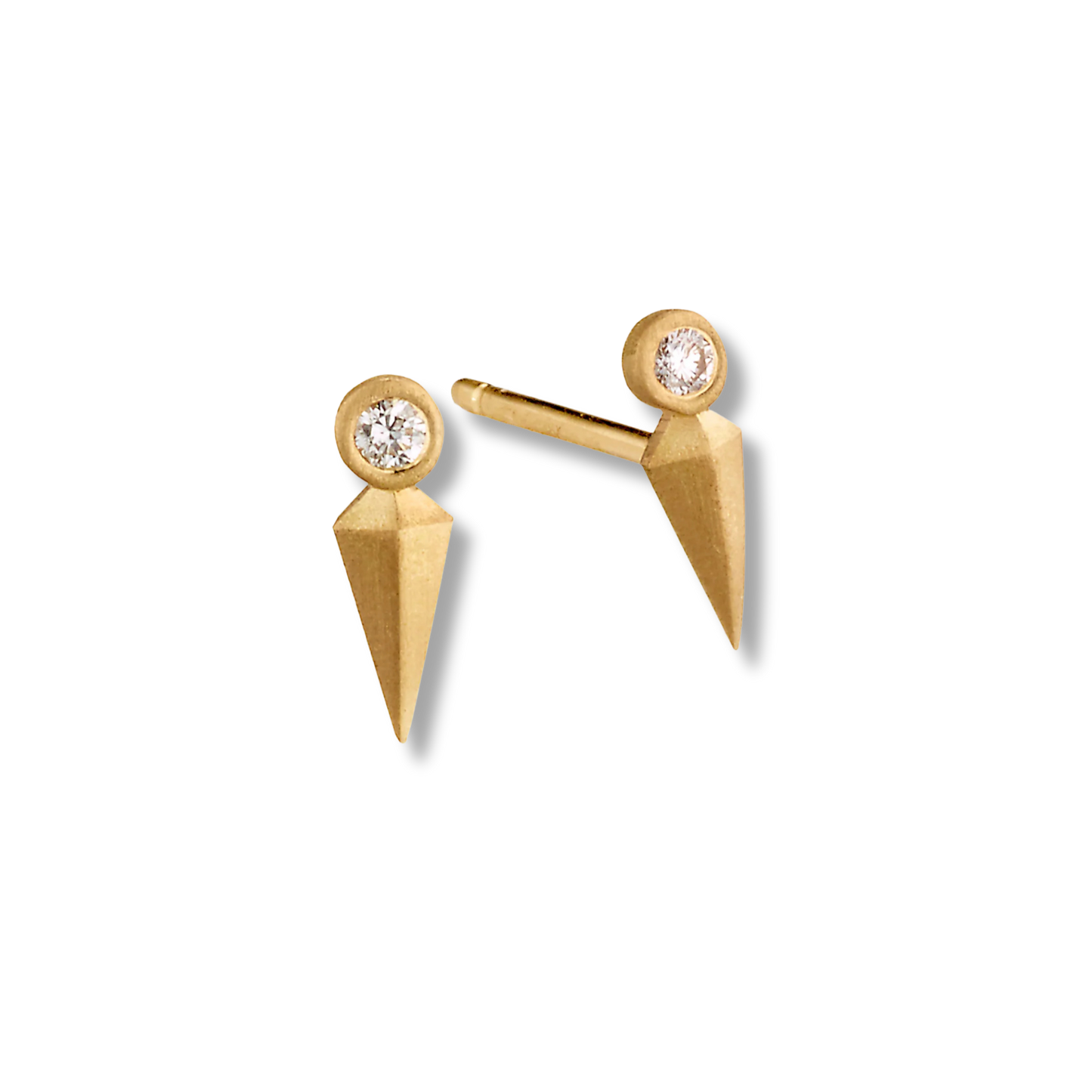 ELIZABETH MOORE Large Diamond Dagger Studs