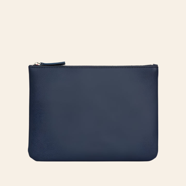 GRY MATTR Vegan Leather Zipper Pouch