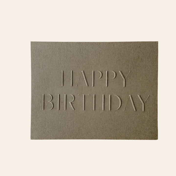 JAYMES PAPER Happy Birthday Card No. 10