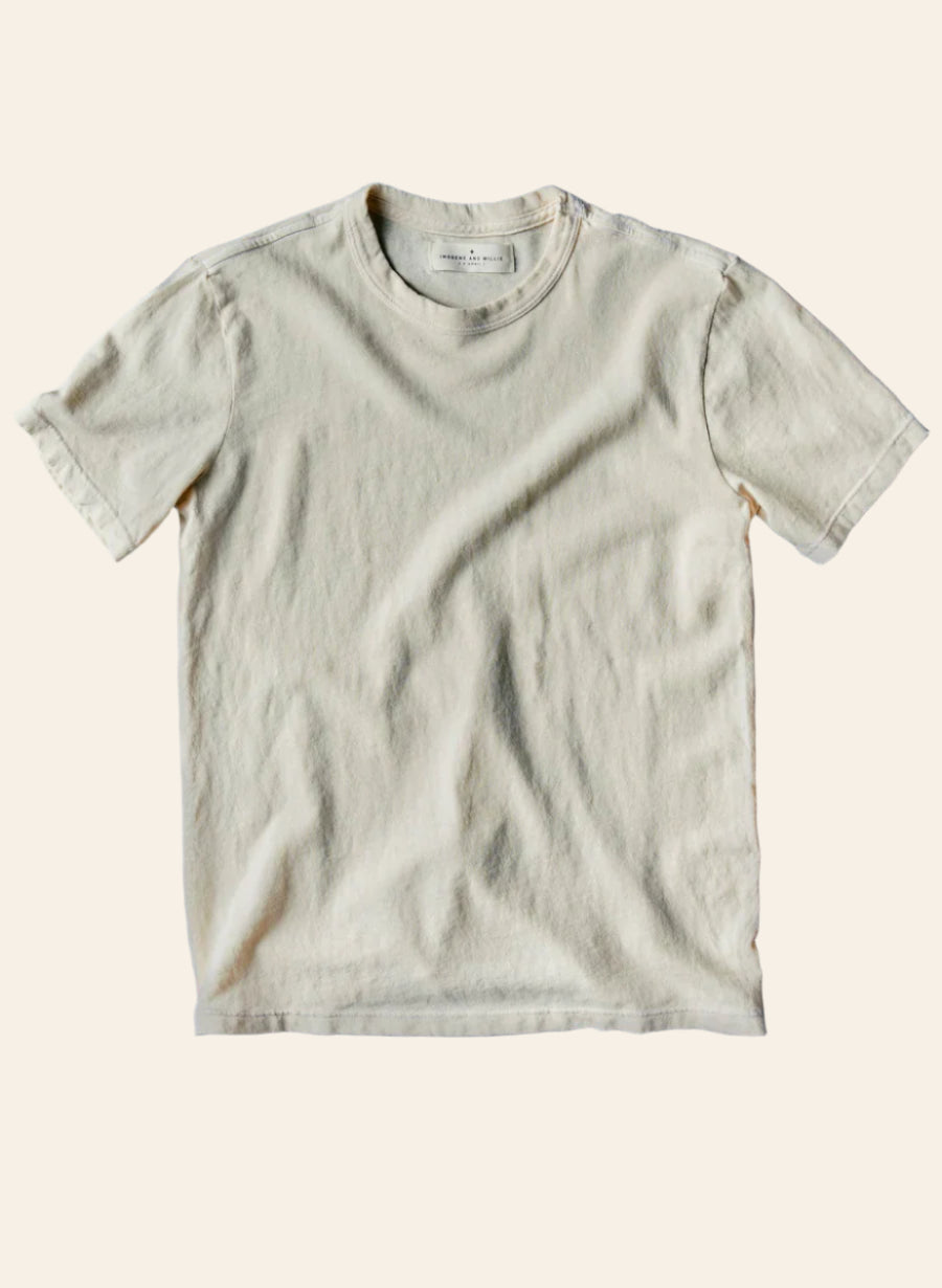IMOGENE + WILLIE Knit Midweight Crew T-shirt