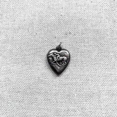 VINTAGE Sterling Heart Charm