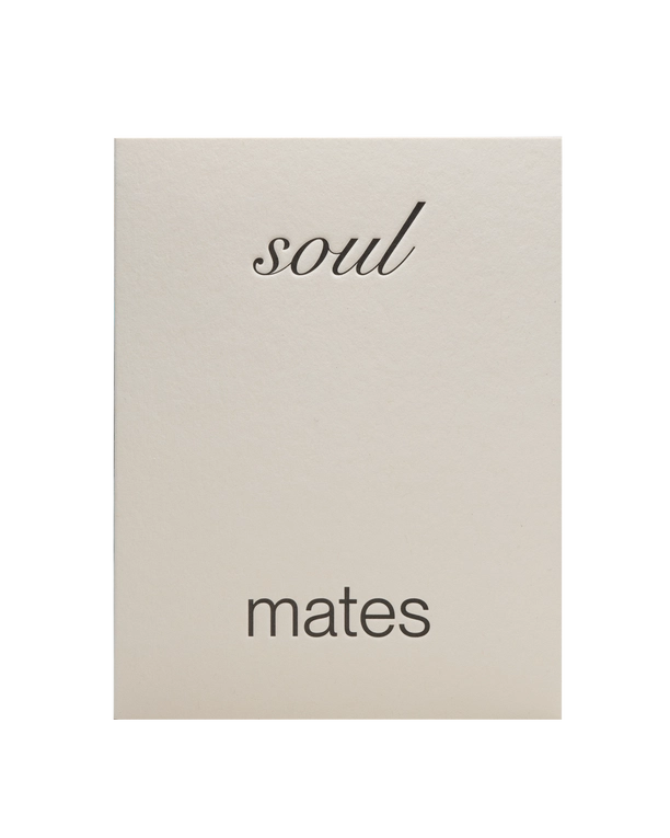 SHORT TALK Soul Mates Card