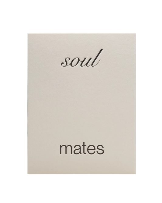 SHORT TALK Soul Mates Card