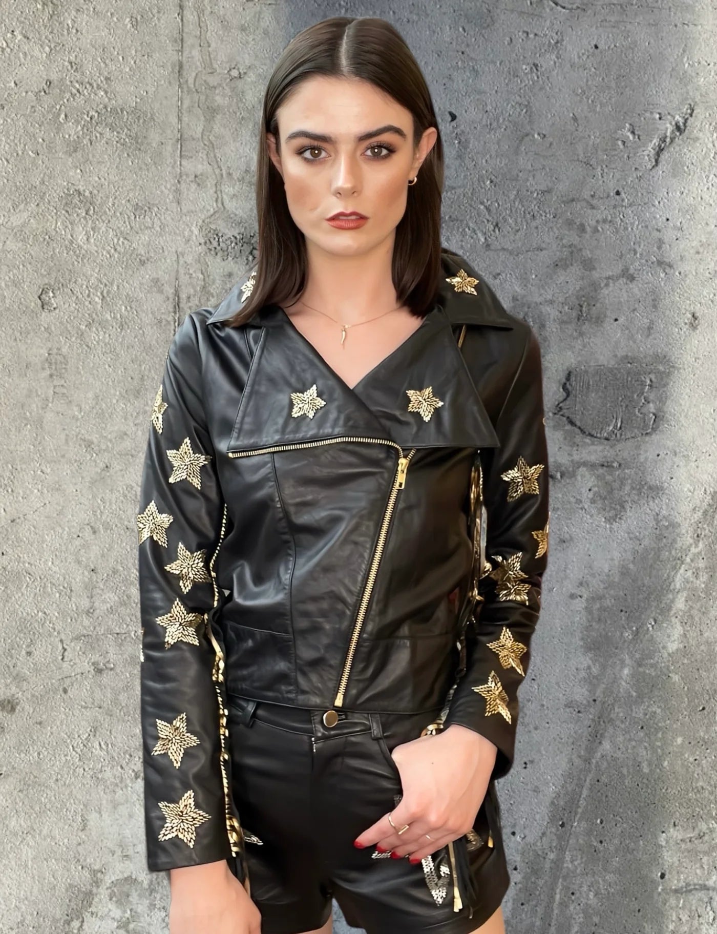 ANY OLD IRON Gold Multi Star Jacket