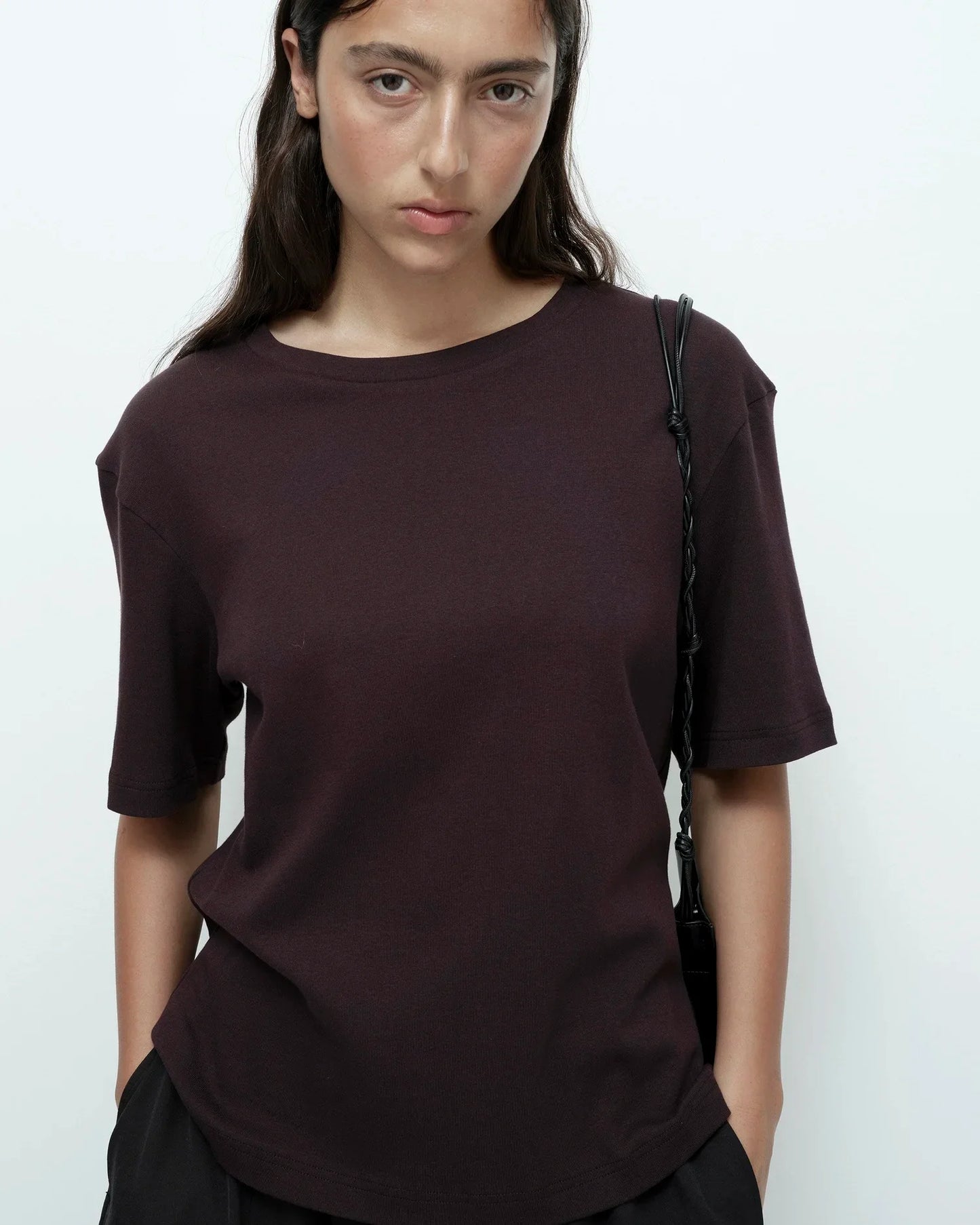 MIJEONG PARK Dark Brown Oversized T-shirt