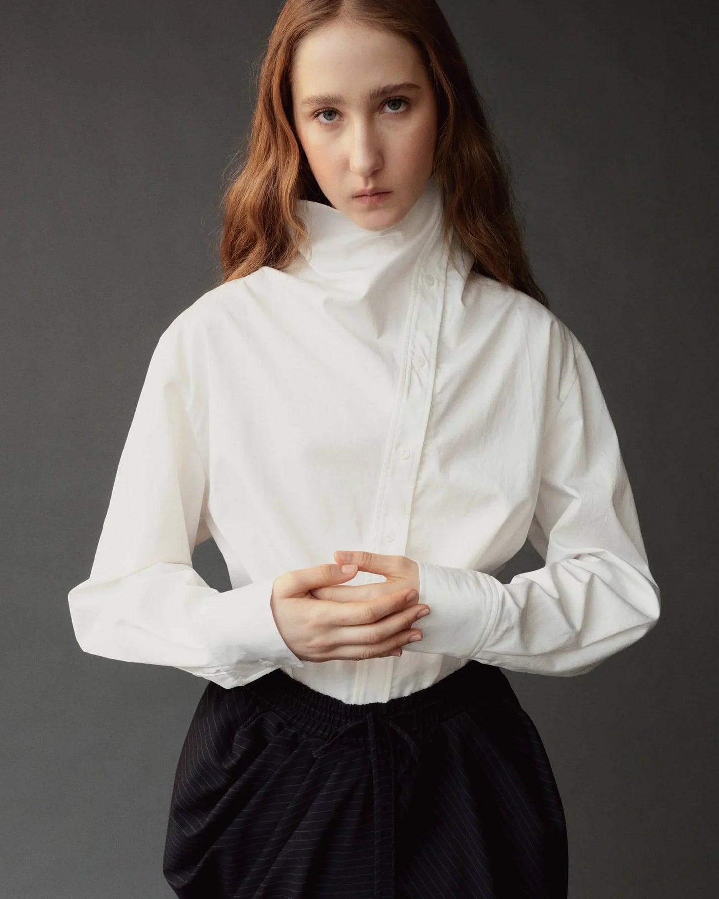 MIJEONG PARK Asymmetric Cotton Shirt