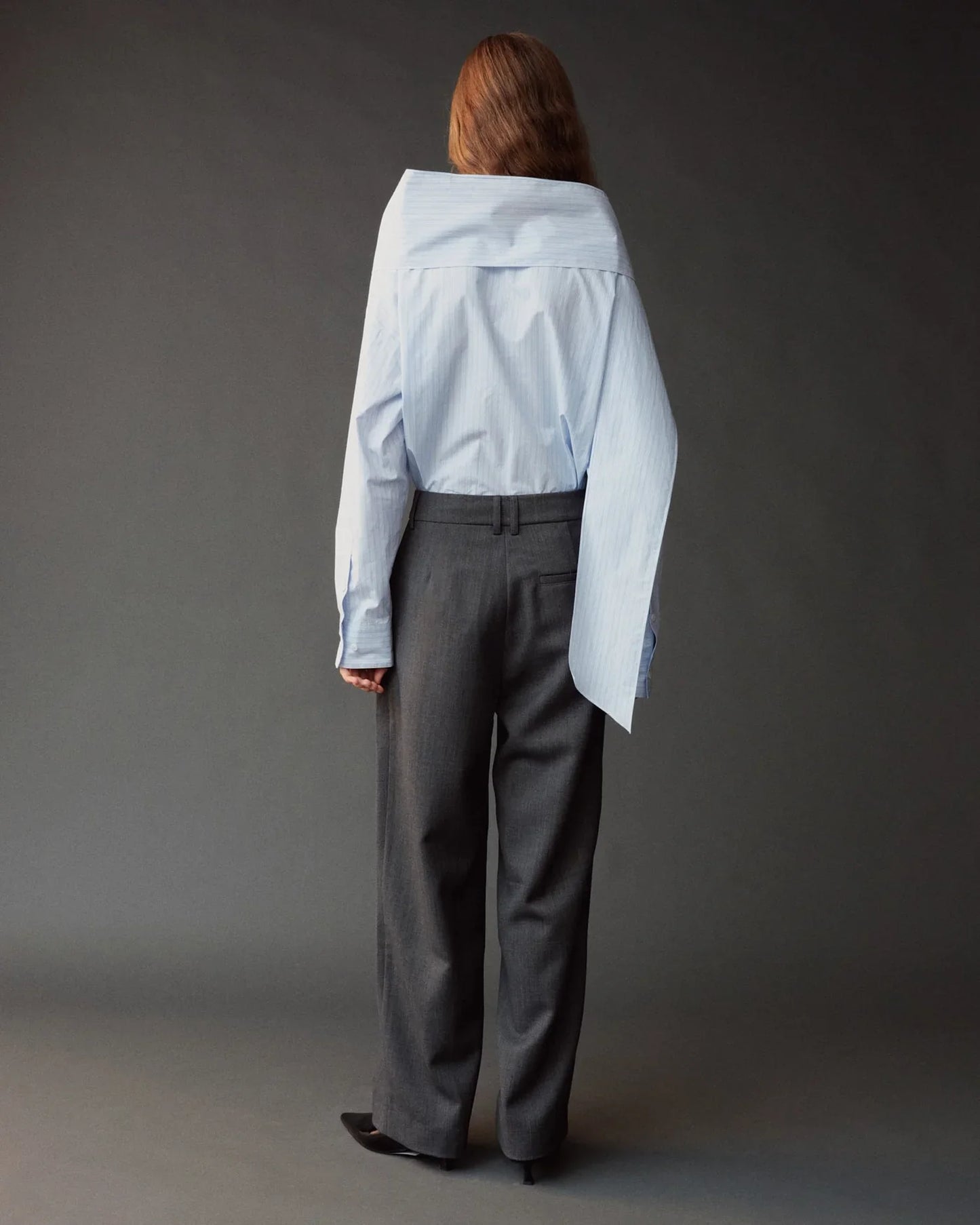 MIJEONG PARK Striped Tie-Neck Blouse