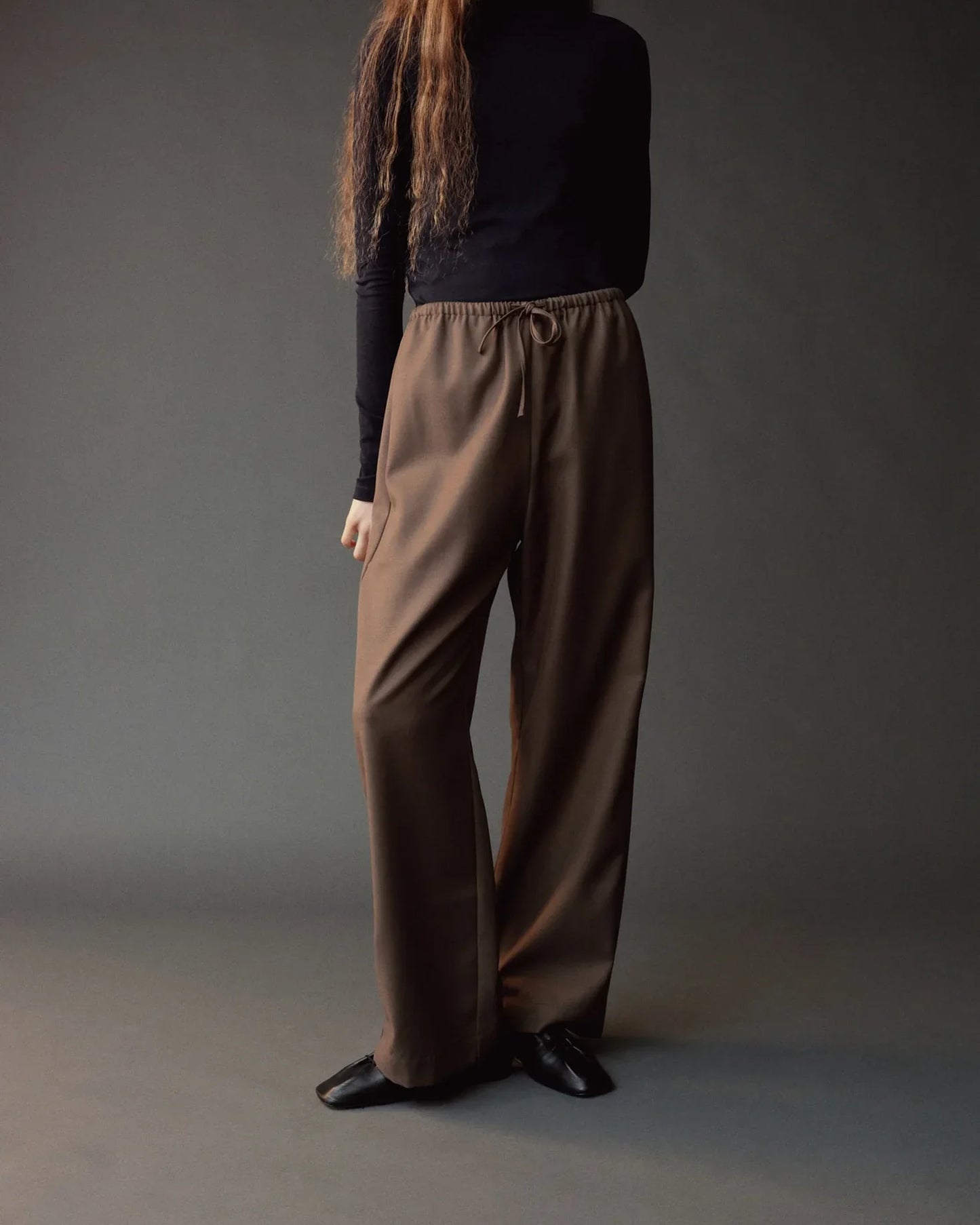 MIJEONG PARK Wool Blend Drawstring Pants