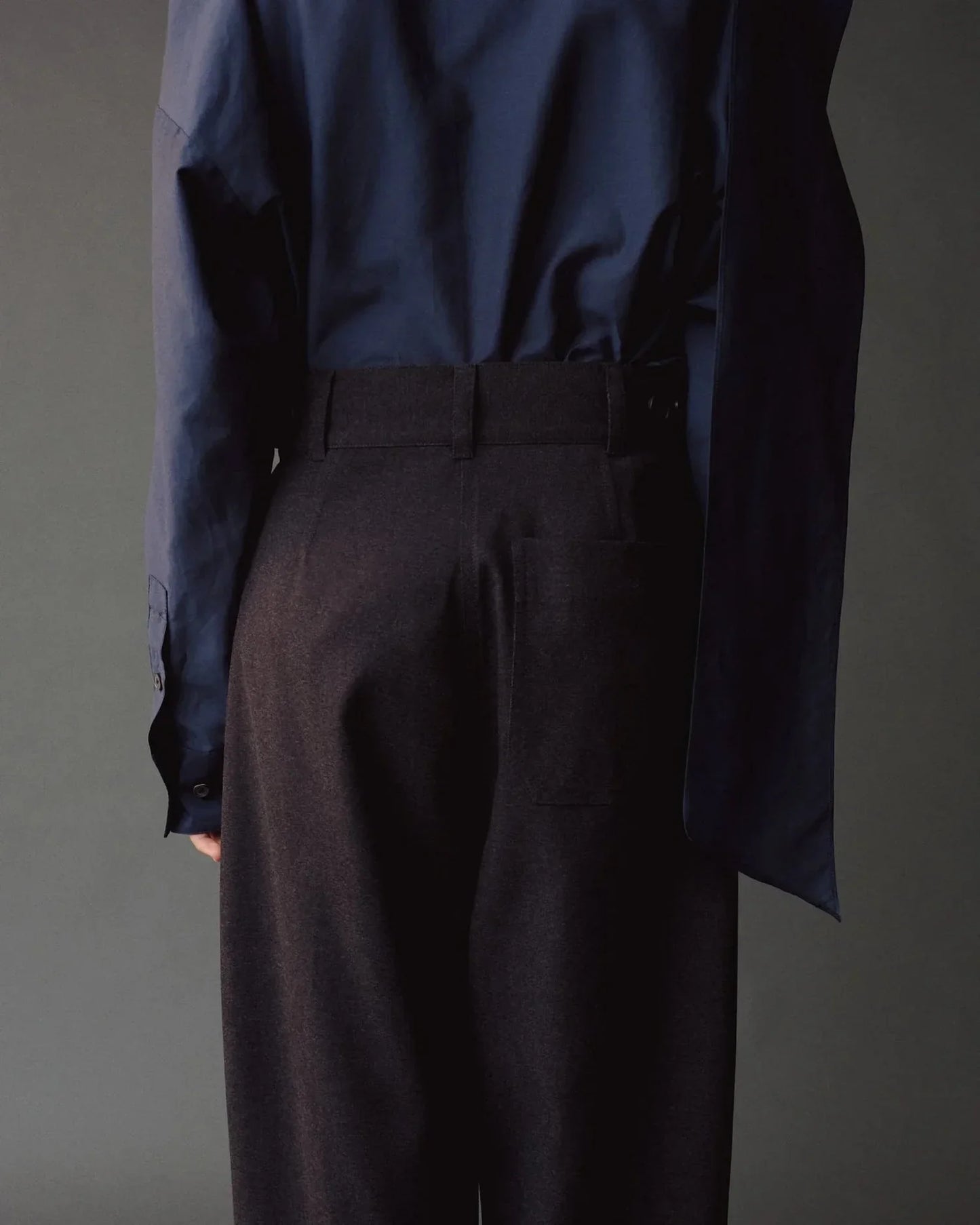 MIJEONG PARK Cropped Barrel-Leg Pants