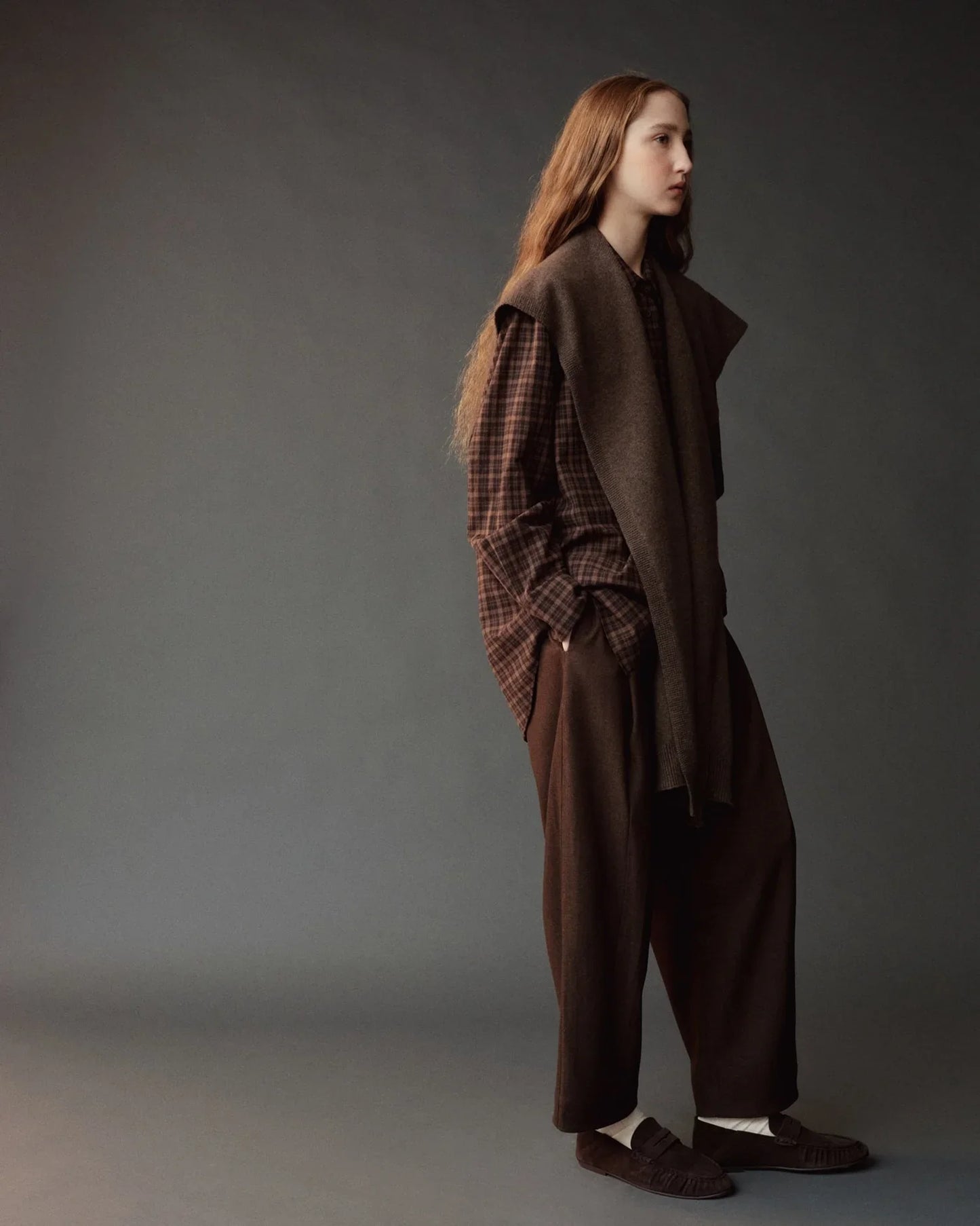 MIJEONG PARK Wool Blend Knit Shawl
