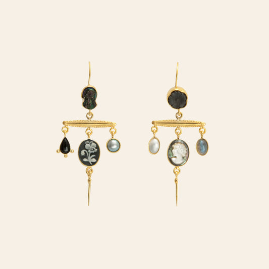 GRAINNE MORTON Victorian Pin Drop Earrings