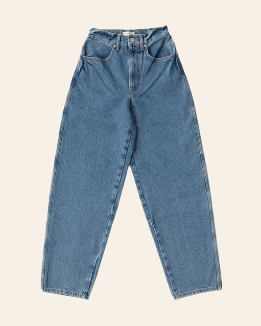 JAMES STREET 90s Washed Blue Baggy Jeans