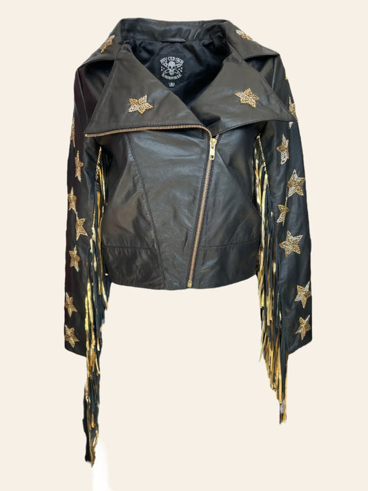 ANY OLD IRON Gold Multi Star Jacket