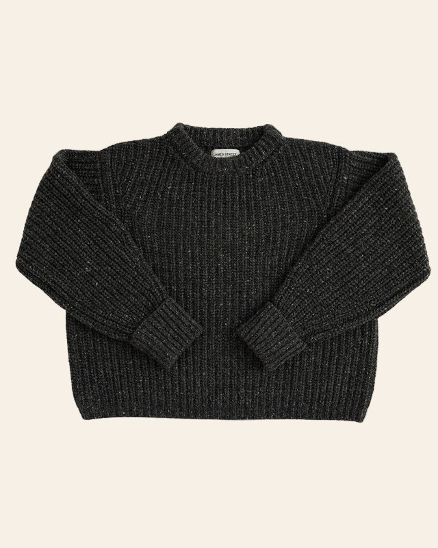 JAMES STREET Chunky Lowe Marled Charcoal