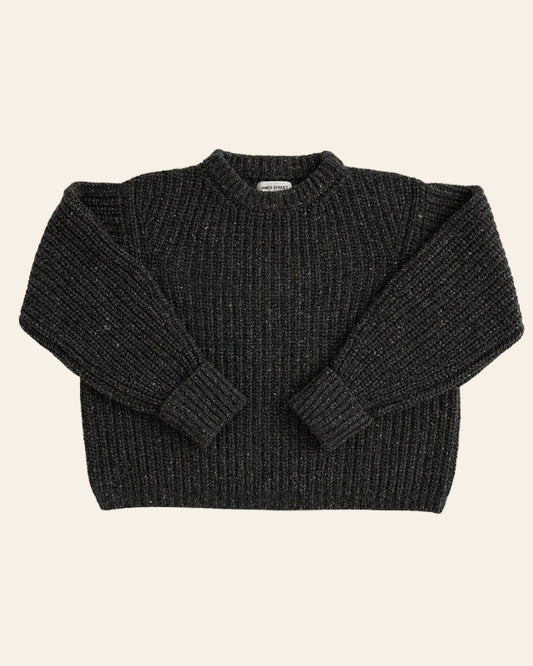 JAMES STREET Chunky Lowe Marled Charcoal