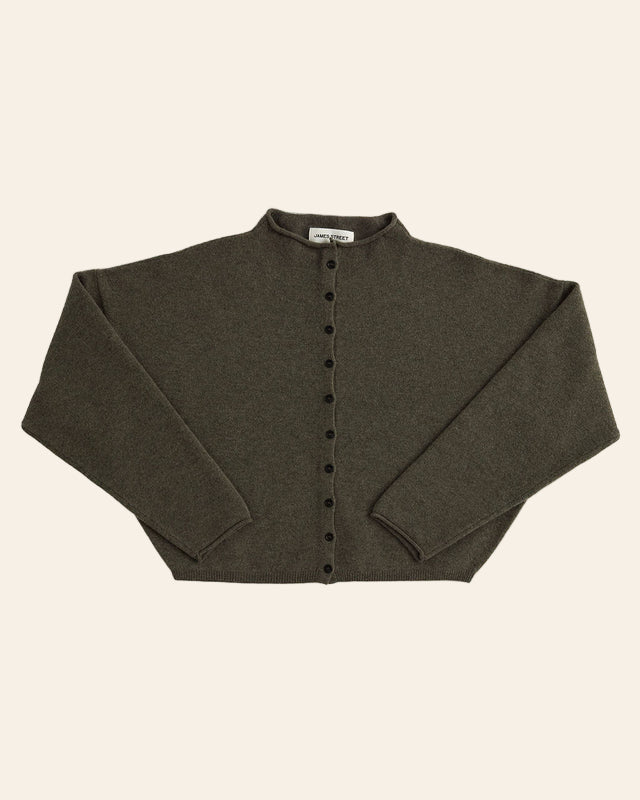 JAMES STREET Shunken Peri Cardigan