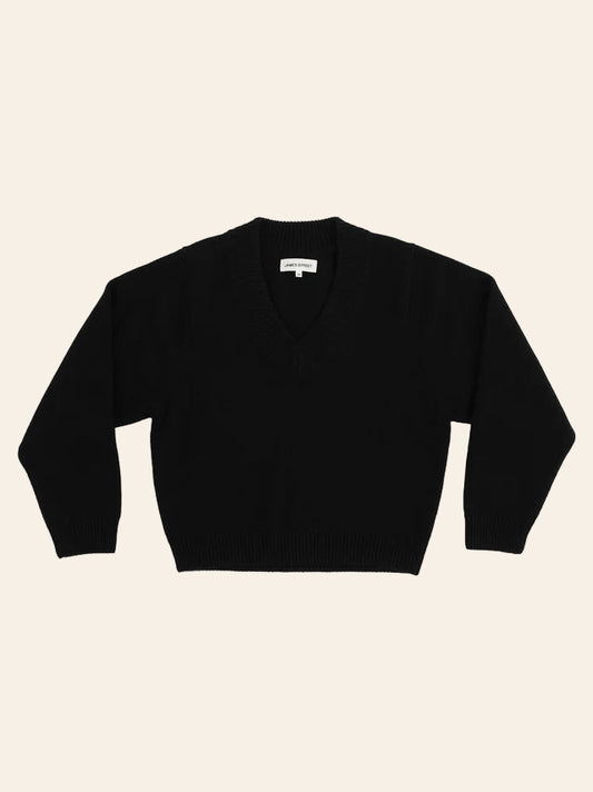 JAMES STREET Shrunken Sloane Vee Sweater