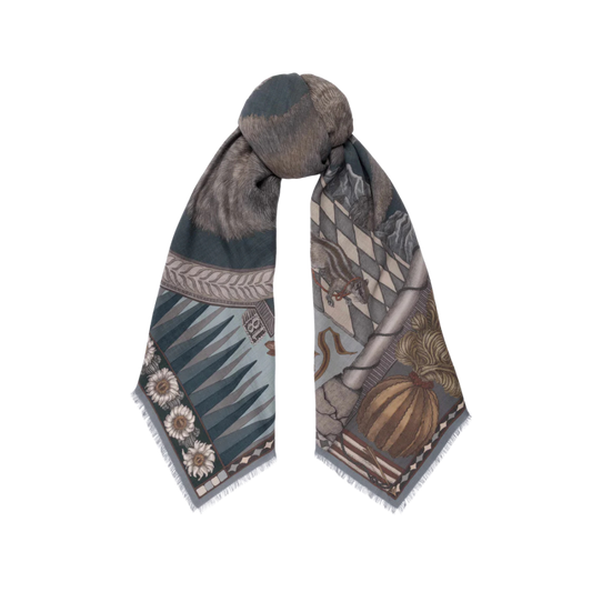 SABINA SAVAGE The Wolf You Feed Wool Scarf