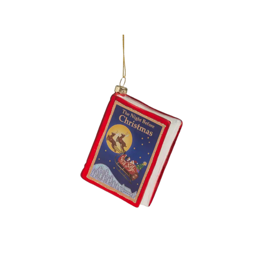 PRIMITIVES BY KATHY Glass Storybook Ornament