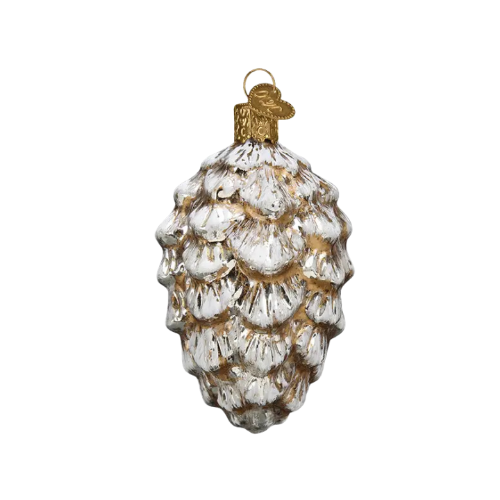 OLD WORLD CHRISTMAS Vintage Ponderosa Pine Cone Ornament