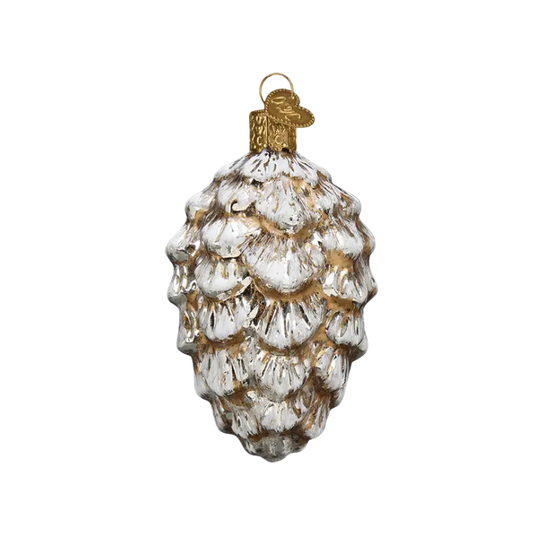 OLD WORLD CHRISTMAS Vintage Ponderosa Pine Cone Ornament