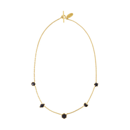 GRAINNE MORTON Five Mini Charm Necklace