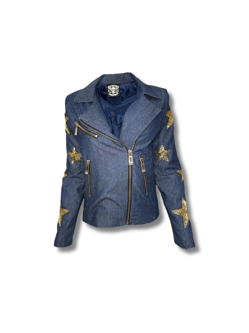 ANY OLD IRON Star Denim Moto