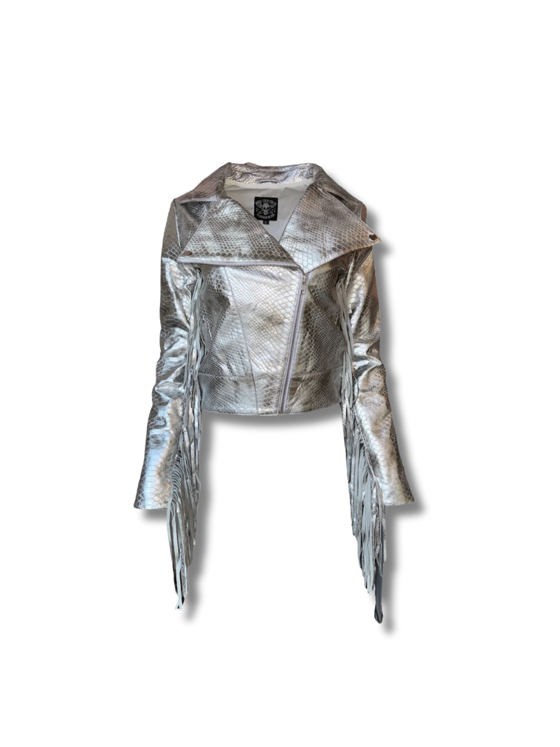 ANY OLD IRON Silver Croc Moto